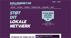 Desktop Screenshot of kollegienet.dk
