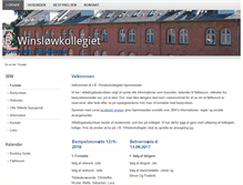 Tablet Screenshot of jbw.kollegienet.dk